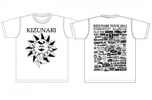 KIZUNARI TOUR 2012 TOUR TSHIRTS