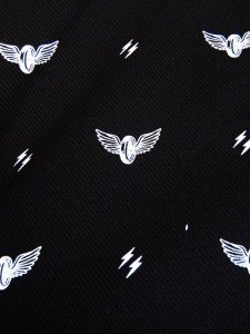 FLYING WHEEL PATTERNED ALL OVER SHORTS