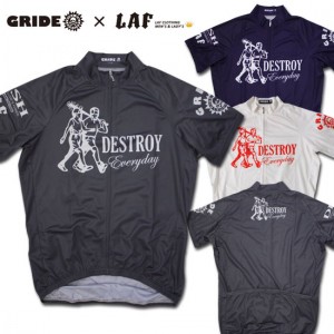 LAF×GRIDE cycle jersey （DESTROY）