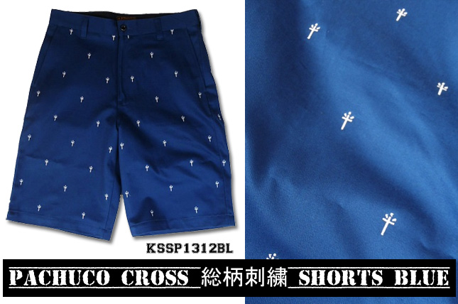 PACHUCO CROSS 総柄刺繍 SHORTS