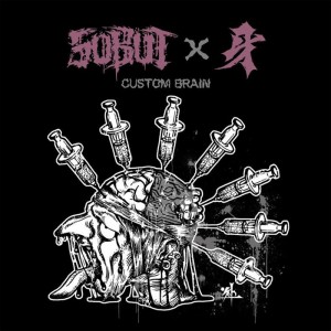 SOBUT × 牙　split CD 『COSTOM BRAIN』