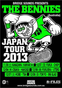THE BENNIES JAPAN TOUR 2013
