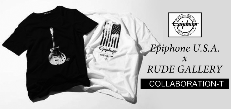 Epiphone U.S.A. x RUDE GALLERY COLLABORATION-T