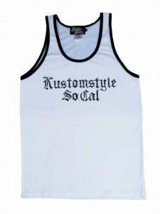 14SS KUSTOMSTYLE KSTP1410CH "FLORAL" COTTON TANK TOP
