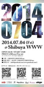 porehead 1st ONE-MAN LIVE 『ウィゴレリラ』 2014.07.04（fri）at 渋谷WWW