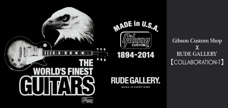 Gibson Custom Shop x RUDE GALLERY COLLABORATION-T