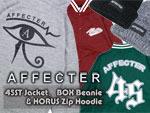 AFFECTER - 45ST Jacket、BOX Beanie & HORUS Zip Hoodie / A-FILES オルタナティヴ ストリートカルチャー ウェブマガジン