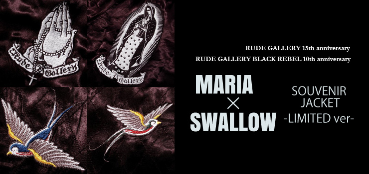 RUDE GALLERY – MARIA × SWALLOW SOUVENIR JACKET-LIMITED ver- | A-FILES