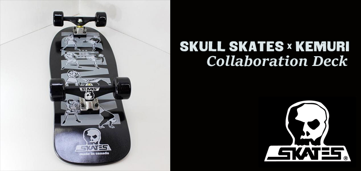 SKULL SKATES x KEMURI コラボレーション・スケートデッキ