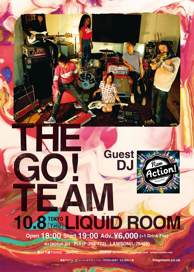 THE GO! TEAM 東京公演 2015.10.08 (Thu) at LIQUID ROOM