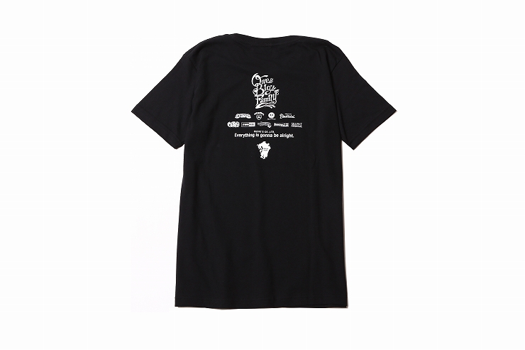 -ONE BIG FAMILY-PROJECT 熊本地震復興支援チャリティTシャツ RUDE GALLERY TOKYOにて2016年6月25日より販売開始。