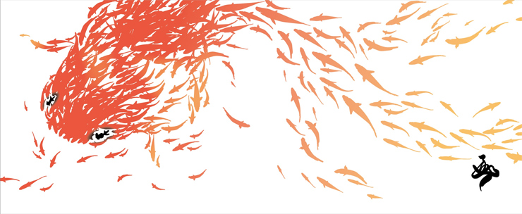 金魚絵師 深堀隆介作品展『キンギョ イン ザ スカイ』2016年8月5日（金）～8月28日（日）at 横浜スカイビル