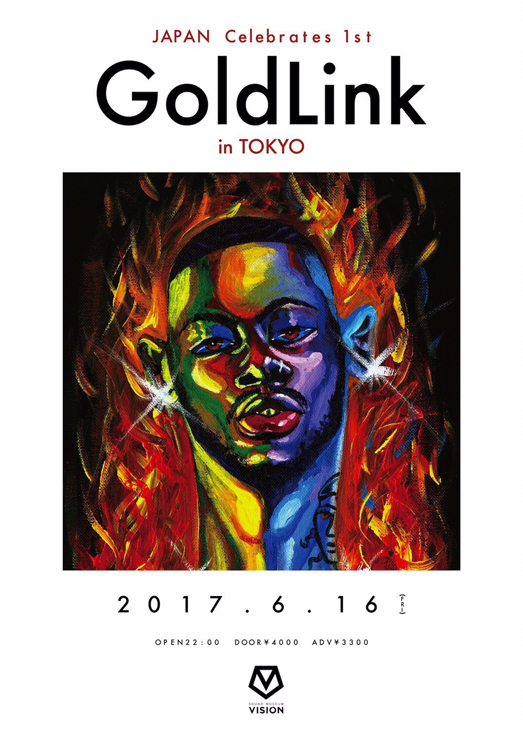 『JAPAN Celebrates 1st GoldLink in TOKYO』2017年6月16日(金) at SOUND MUSEUM VISION
