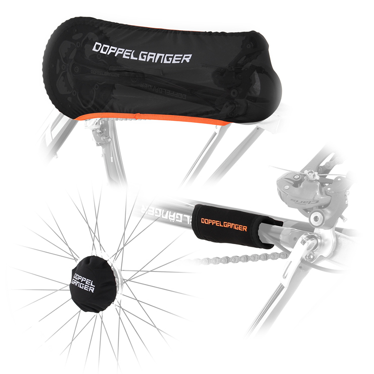 「DOPPELGANGER(R)（ドッペルギャンガー）」より、自転車の輪行用製品として「耐衝撃輪行キャリングバッグ」と「輪行用プロテクターセット」が発売。