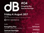 『dB #04 Kangding Ray, Samuel Kerridge』2017年8月4日（金）at 渋谷Contact