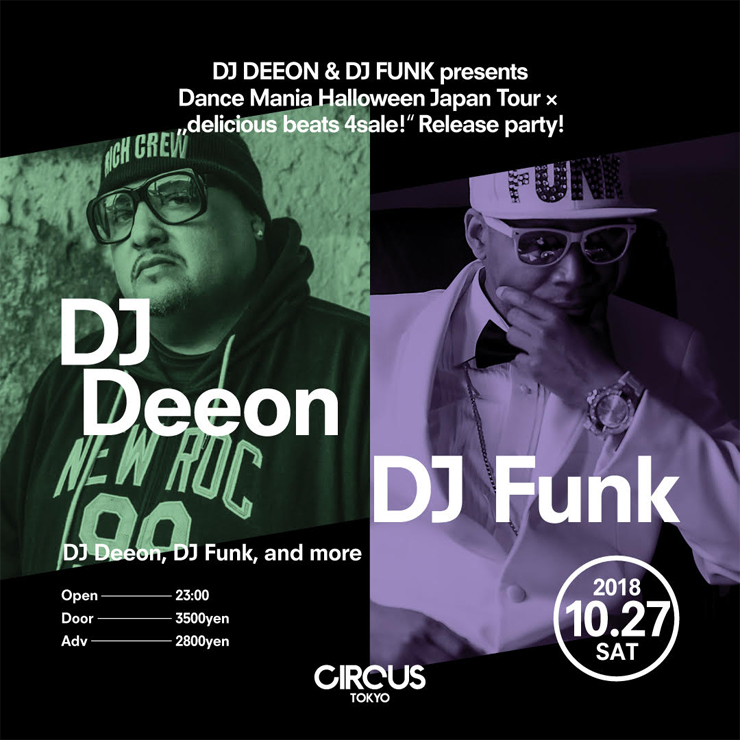 DJ DEEON & DJ FUNK presents Dance Mania Japan Tour