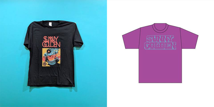 "SUNNY GOLDEN" オフィシャルTシャツ 販売情報