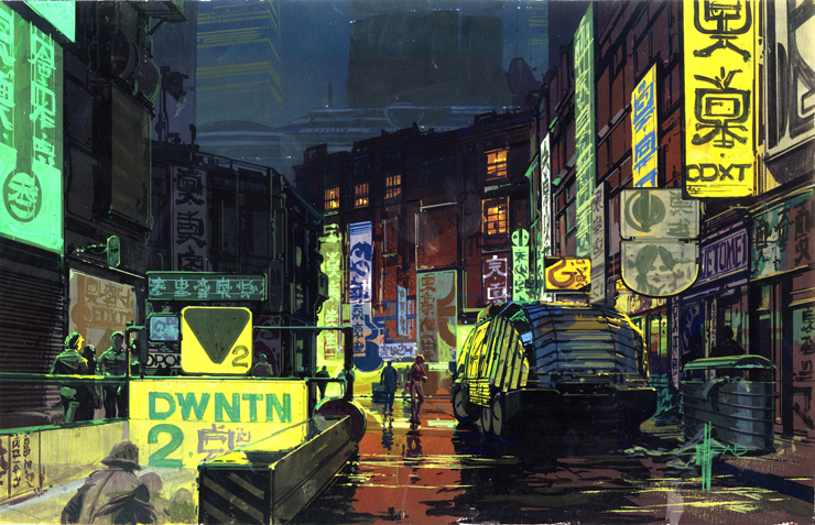 Downtown City Scape _ブレードランナー (C) 1982 The Blade Runner Partnership. All Rights Reserved.
