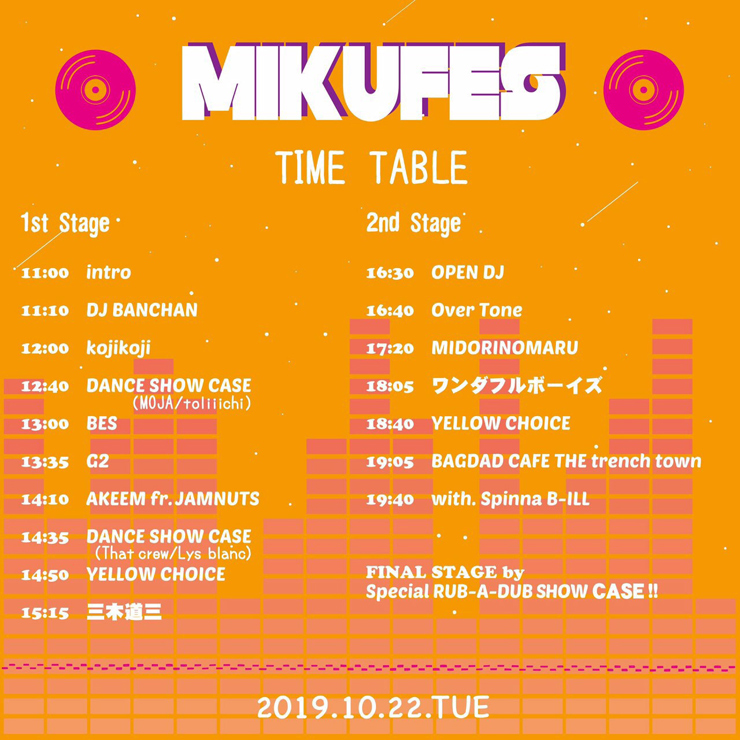 『MIKUFES - 三国ヶ丘フェスティバルVOL.5』2019年10月22日(火祝) at 堺市産業振興センター