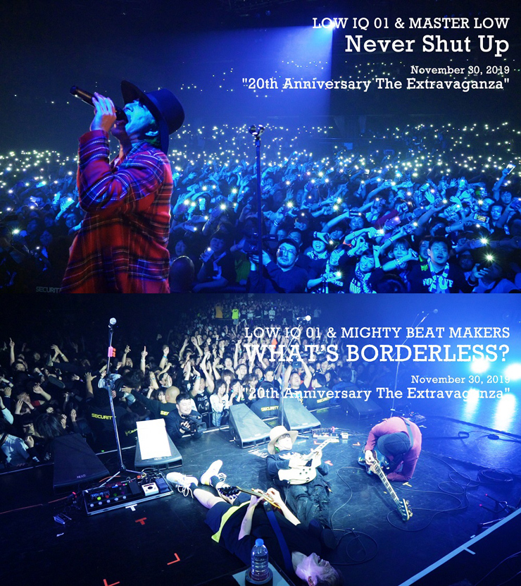 LOW IQ 01 - ライブ映像『Never Shut Up』『WHAT’S BORDERLESS?』を公開。