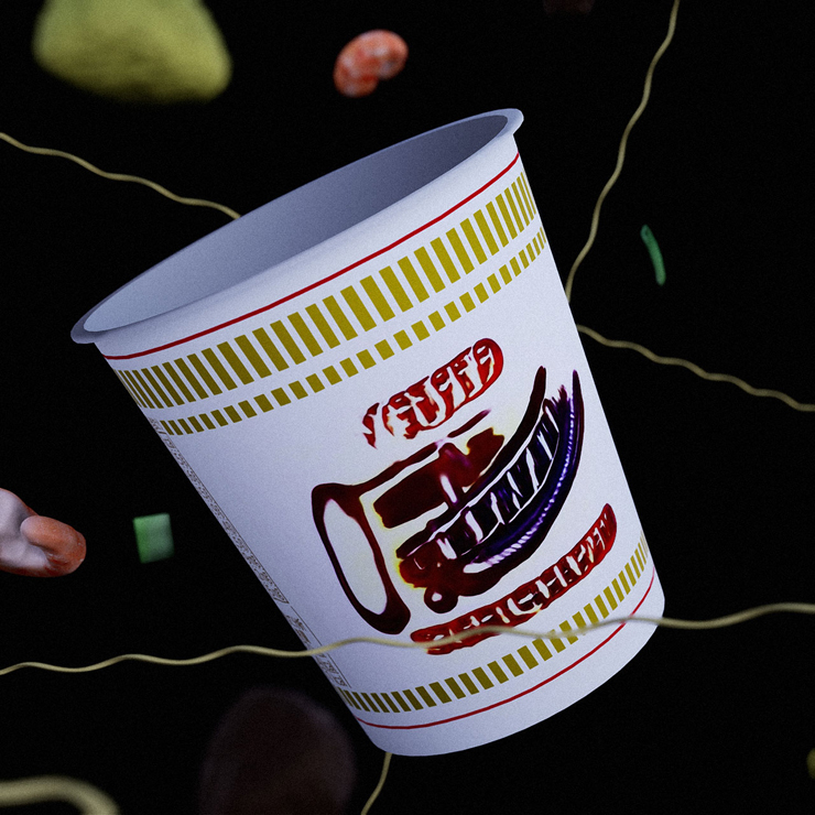 作品名：「Ghost Of Cup Noodle Logos Past」