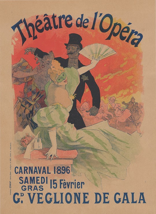 ジュール・シェレ〈オペラ劇場〉1896年「ポスターの巨匠」より OGATAコレクション