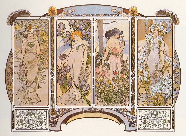〈四つの花〉1897年 OGATAコレクション
